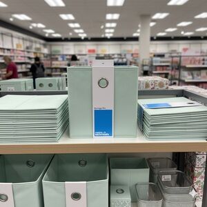 Room Essentials Light Green Storage Bin